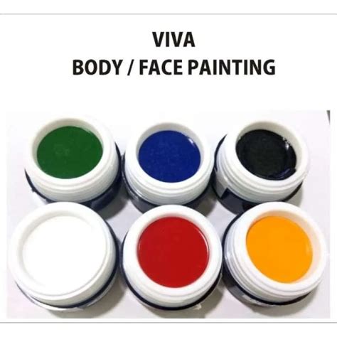 Jual viva body painting terdekat  Harga V-TEC Face And Body Art Painting Cat Wajah / Badan FC 1501 / 1912